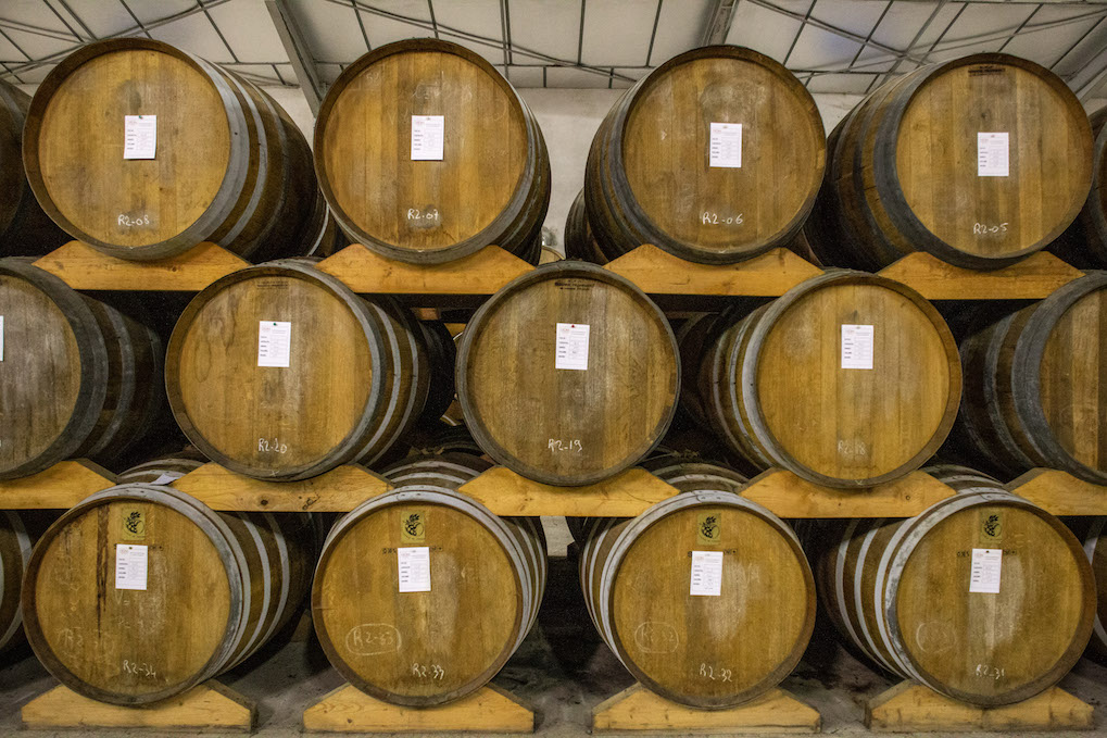 Chais de vieillissement Hauts de Montrouge à Nogaro