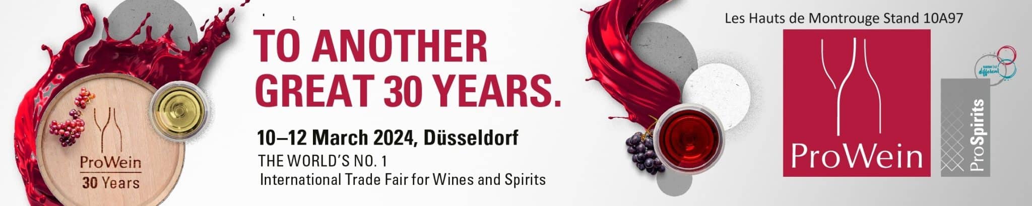Les Hauts de Montrouge exposent à ProWein Düsseldorf Mars 2024