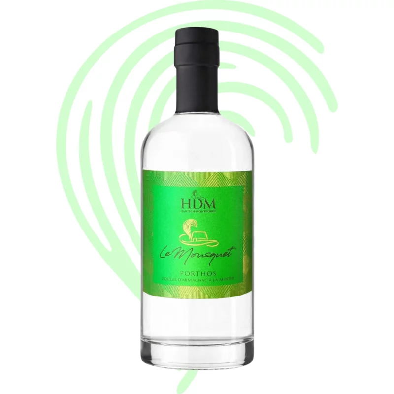 Le Mousquet Liqueur d'armagnac à la menthe 50 cl